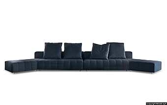 Canapé Minotti Freeman "Lounge"   usine Minotti de l'Italie