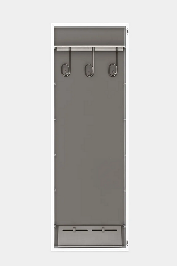 Armoire murale en aluminium avec porte miroir Kristalia usine Kristalia de l'Italie. Foto №4