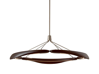 Suspension en noyer LED GIORGETTI Dunes GA408G
