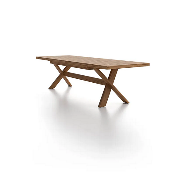 Table de jardin rectangulaire en teck Atmosphera Typhoon TY.TA.240/TY.TA.300 usine ATMOSPHERA de l'Italie. Foto №4