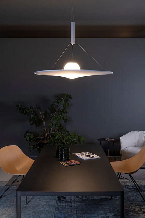 Suspension LED réglable en métal AXOLIGHT Manto usine Axolight de l'Italie. Foto №2