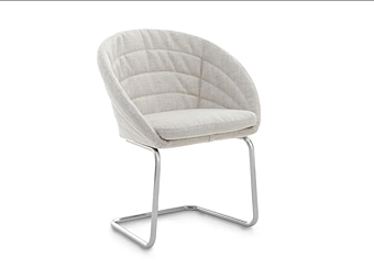 Chaise en tissu Petite Fleur Saba