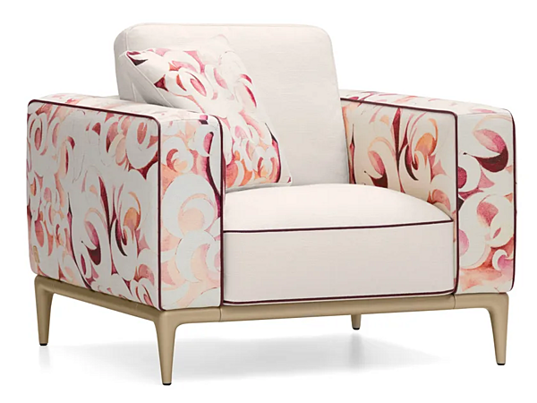 Fauteuil en tissu avec accoudoirs  H FORMITALIA -Armchair-A usine FORMITALIA de l'Italie. Foto №1