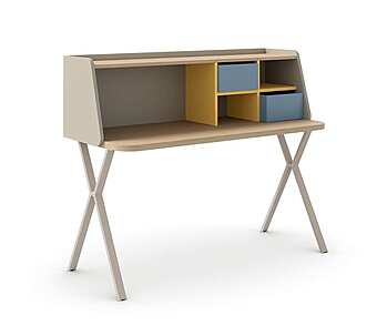 Bureau rectangulaire pour enfants avec tiroirs Nidi Leo