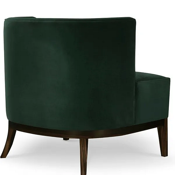 Fauteuil en velours capitonné bourbon BRABBU usine BRABBU de l'Italie. Foto №4