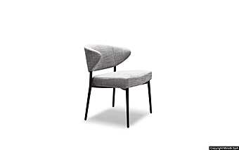 Chaise Minotti Mills "Low" usine Minotti de l'Italie