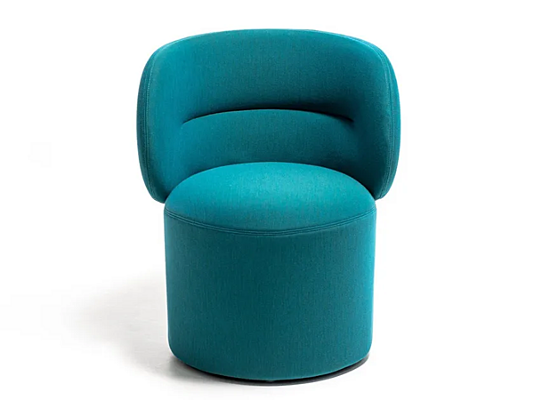 Fauteuil en tissu rembourré avec accoudoirs Moroso Getlucky usine Moroso de l'Italie. Foto №1