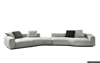 Canapé Minotti Yves  usine Minotti de l'Italie