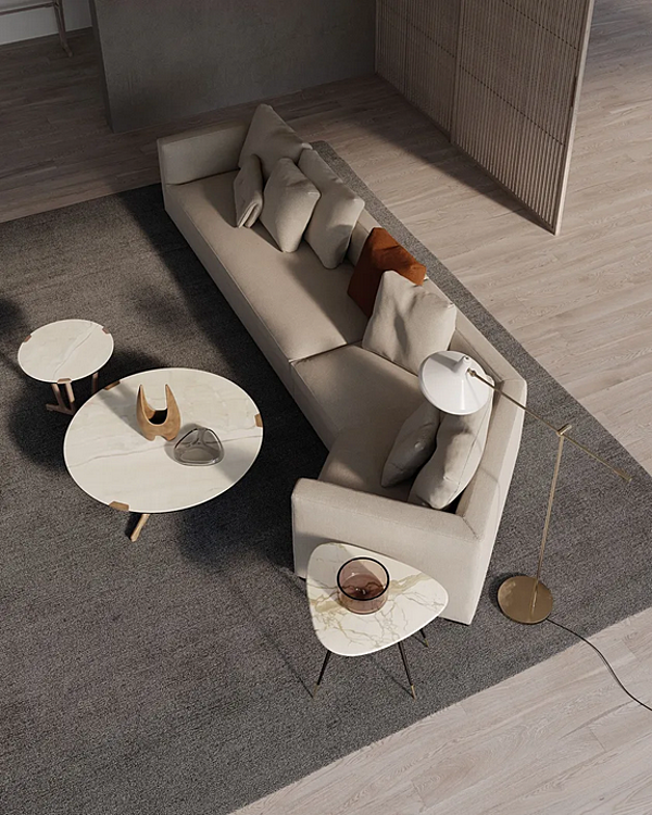 Table basse en marbre Smart Frigerio usine Frigerio de l'Italie. Foto №2