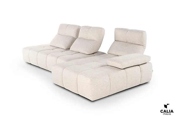 Canapé modulable en tissu avec dossier rembourré Calia Italia Sommier PREMIUM 1220 usine Calia Italia de l'Italie. Foto №7