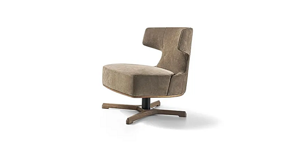 Fauteuil pivotant en tissu Argo Frigerio usine Frigerio de l'Italie. Foto №3