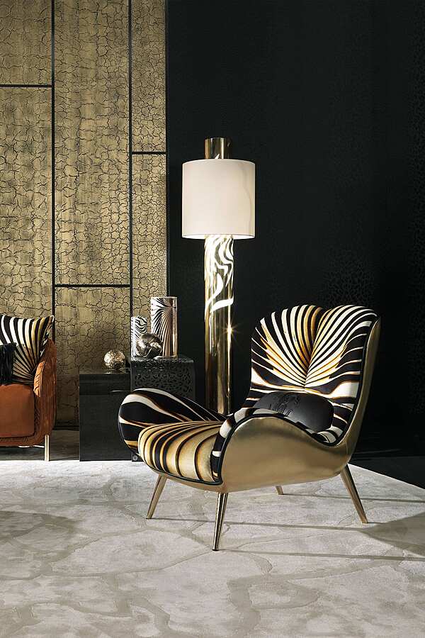 Fauteuil ROBERTO CAVALLI TIFNIT usine ROBERTO CAVALLI de l'Italie. Foto №8
