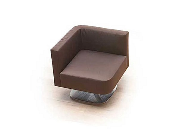 Fauteuil d'angle avec accoudoirs en tissu ERBA ITALIA REPORT usine ERBA ITALIA de l'Italie. Foto №2