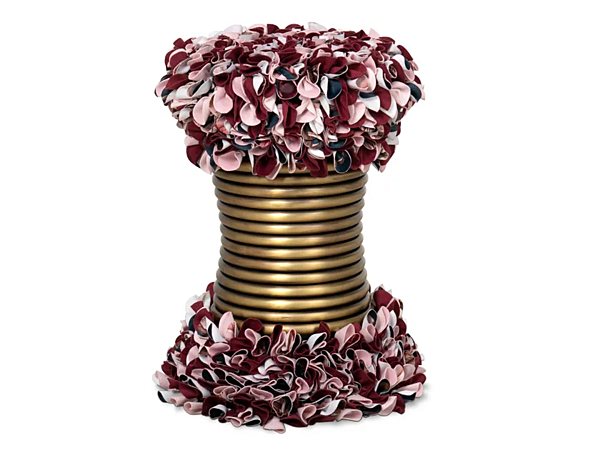Tabouret bas en frêne collection Padaung BRABBU usine BRABBU de l'Italie. Foto №7