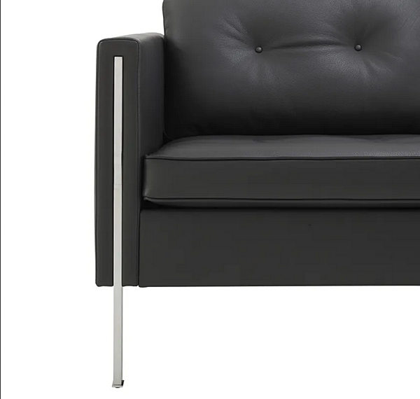 Fauteuil en cuir avec accoudoirs LIGNE ROSET Andy usine LIGNE ROSET de l'Italie. Foto №3