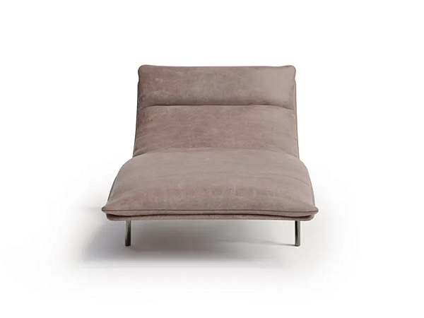 Chaise longue rembourrée Baltimora en tissu MisuraEmme usine MisuraEmme de l'Italie. Foto №2