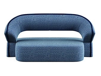 Canapé convertible en tissu doux île Liu Jo Living Collection