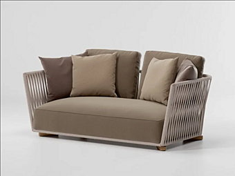 Canapé de jardin en tissu 2 places KETTAL Grand Bitta KS7003100 Canapé de jardin en tissu 2 places KETTAL Grand Bitta KS7003100 usine KETTAL de l'Italie