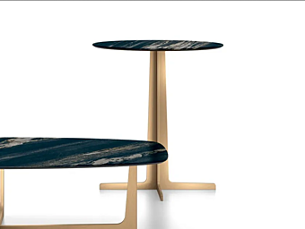 Table basse ronde en bois F.lli Orsenigo Cross Table basse ronde en bois F.lli Orsenigo Cross usine ORSENIGO de l'Italie