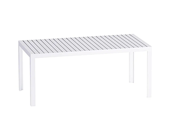 Table de jardin rectangulaire en aluminium laqué Kalimba Driade Table de jardin rectangulaire en aluminium laqué Kalimba Driade usine Driade de l'Italie