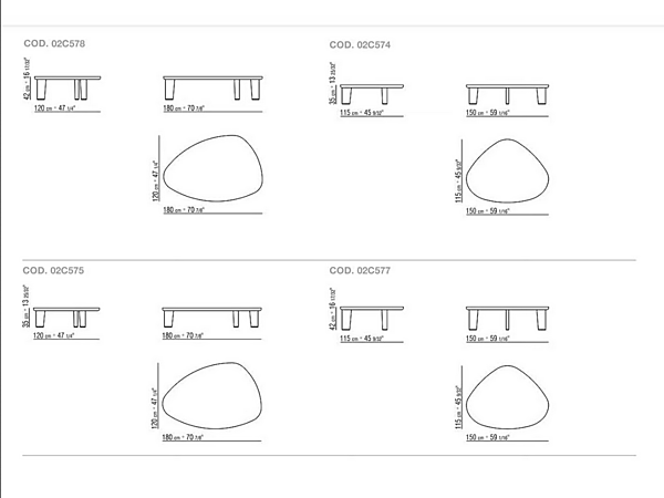 Table à manger en bois Arnold FLEXFORM 02C574, 02C575, 02C577, 02C578 usine FLEXFORM de l'Italie. Foto №7