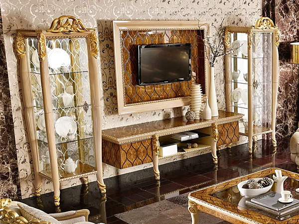 Meuble TV en bois Harmony A.R. Arredamenti usine A.R.ARREDAMENTI SRL de l'Italie. Foto №3