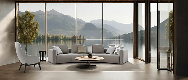 Fauteuil en tissu avec accoudoirs GYFORM collection Lola usine Gyform de l'Italie. Foto №3