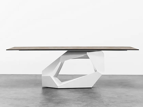 Table rectangulaire en verre collection Liu Jo Living Raw Diamond RAW usine Liu Jo Living Collection de l'Italie. Foto №10