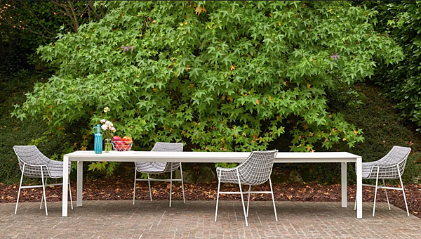 Chaise de jardin en acier avec accoudoirs VARASCHIN été 2423, 2423C usine VARASCHIN de l'Italie. Foto №15