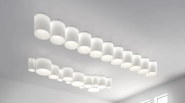 Suspension dimmable en cluster Ripple Artemide usine Artemide de l'Italie. Foto №8