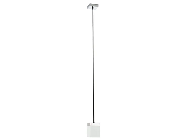 Suspension en cristal LED Cubetto Fabbian usine Fabbian de l'Italie. Foto №4