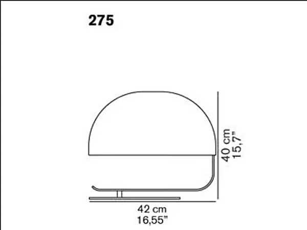 Lampe de table en PMMA Oluce Zanuso 275 usine Oluce de l'Italie. Foto №8