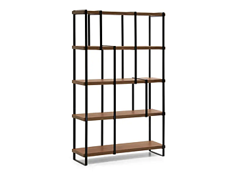 Bibliothèque en bois plaqué autoportante FORMITALIA Fortytwo usine FORMITALIA de l'Italie