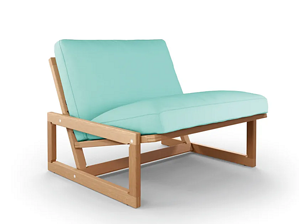 Fauteuil de jardin en tissu Carlotta CASSINA usine CASSINA de l'Italie. Foto №1