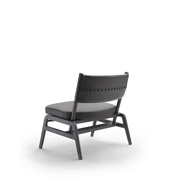 Fauteuil en cuir tanné Ortigia S H FLEXFORM usine FLEXFORM de l'Italie. Foto №2