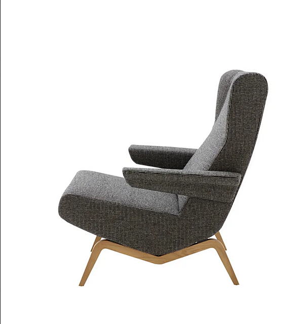 Fauteuil en tissu avec accoudoirs LIGNE ROSET ARCHI usine LIGNE ROSET de l'Italie. Foto №2