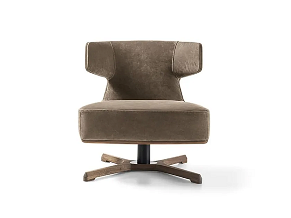 Fauteuil pivotant en tissu Argo Frigerio usine Frigerio de l'Italie. Foto №1