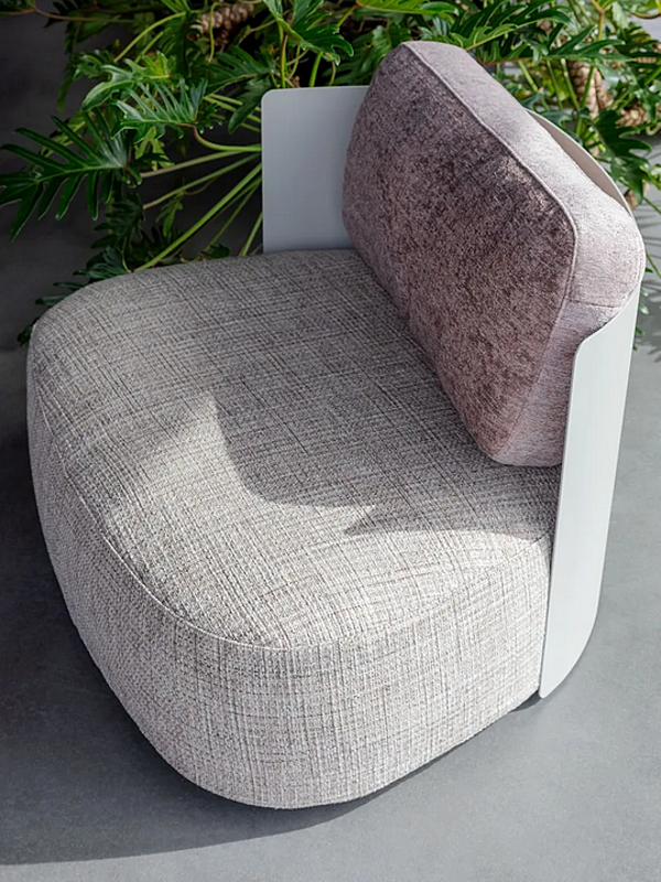 Fauteuil en tissu avec housse amovible Flou Pierre usine Flou de l'Italie. Foto №13