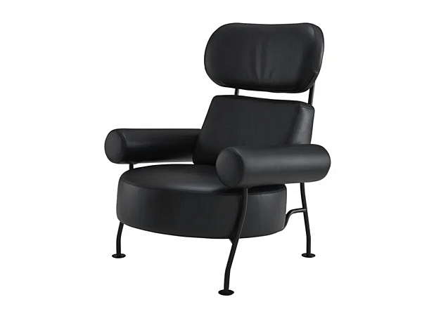 Fauteuil en cuir avec accoudoirs LIGNE ROSET ASTAIR 15500105 usine LIGNE ROSET de l'Italie. Foto №1