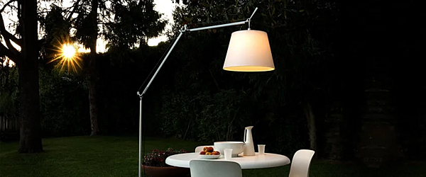 Lampe sur pied en tissu LED extérieure Tolomeo Paralume Artemide T076150 usine Artemide de l'Italie. Foto №5