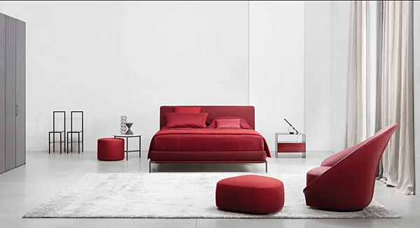 Fauteuil pivotant rembourré Lilia Flou usine Flou de l'Italie. Foto №10