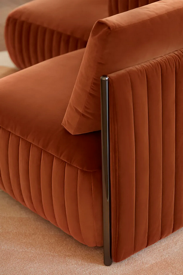 Canapé d'angle avec housse amovible Saba Metis usine SABA de l'Italie. Foto №7