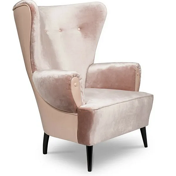 Fauteuil en velours avec accoudoirs BRABBU Clerk usine BRABBU de l'Italie. Foto №3