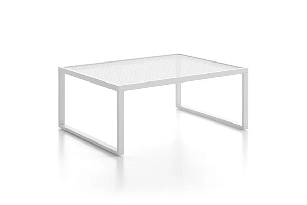 Table d'appoint rectangulaire en aluminium Atmosphera Qubik QU.TC. usine ATMOSPHERA de l'Italie. Foto №5