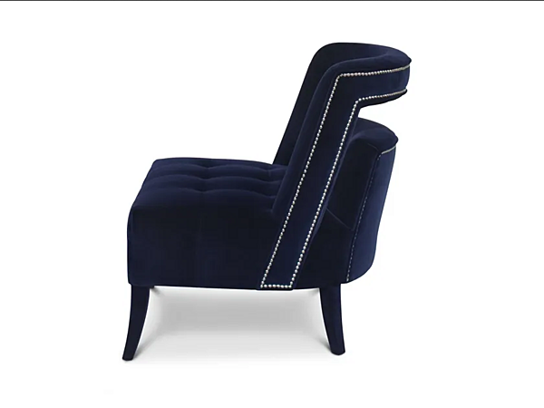 Fauteuil en velours rembourré Naj BRABBU usine BRABBU de l'Italie. Foto №4