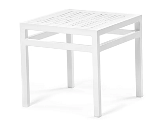 Table basse carrée en aluminium laqué VARASCHIN Victor 3974