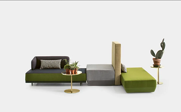 Canapé modulable en tissu Moroso Bikini Island usine Moroso de l'Italie. Foto №7