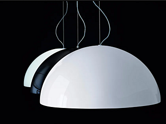 Lampe suspendue en PMMA Sonora 490 493 Oluce usine Oluce de l'Italie