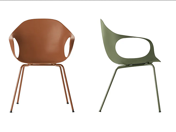 Chaise en polyuréthane avec accoudoirs Elephant Kristalia usine Kristalia de l'Italie. Foto №1