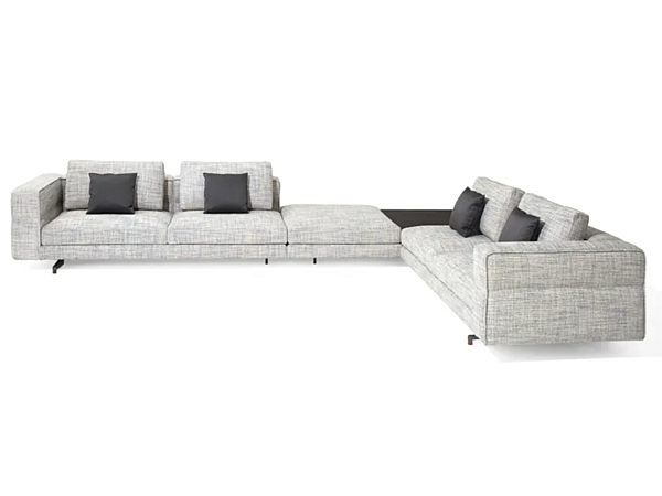 Canapé d'angle en tissu GIORGETTI SOHO usine GIORGETTI de l'Italie. Foto №2